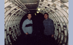 В тоннуле под Темзой на пути к Гринвичскому меридиану. Сентябрь 2001 года.